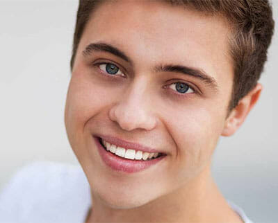 male teen orthodontic patient, Miller Orthodontics