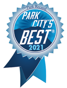 The Park Record, Park City's Best Orthodontist Award 2021, Miller Orthodontics Best Park City Utah Orthodontist Award Ribbon
